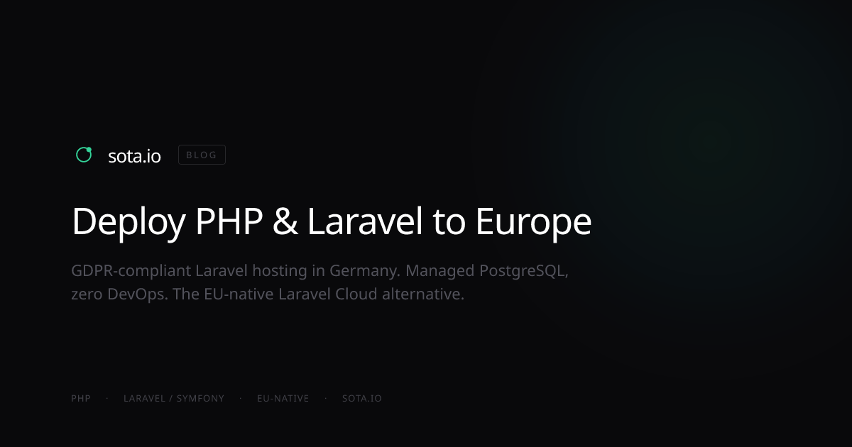Deploy PHP & Laravel to Europe — GDPR-Compliant Laravel Hosting in 2026 ...